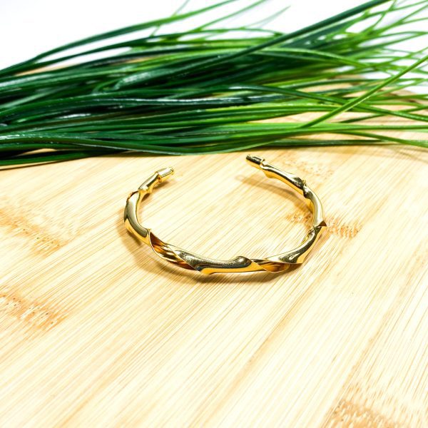 Bracelete torcido dourado - Imagem 2