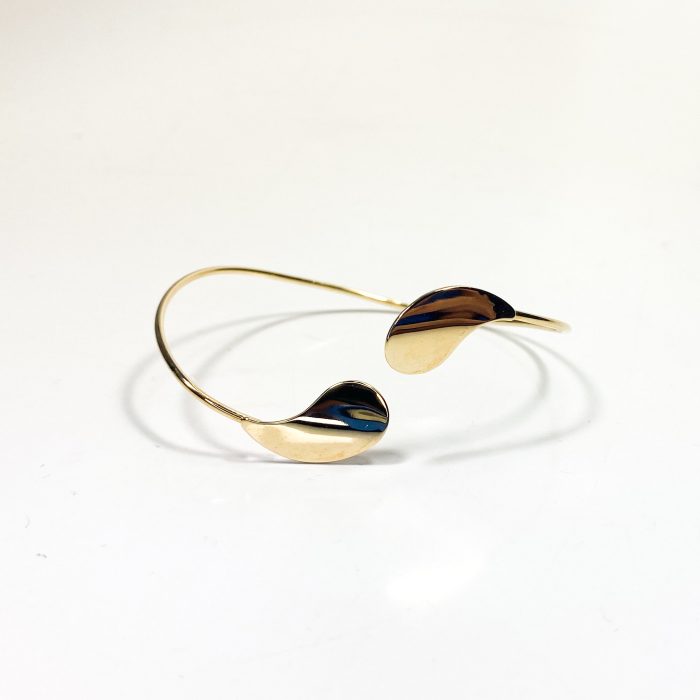 Bracelete de gota dourado