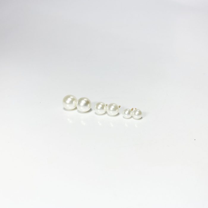 Trio de brincos de pérolas