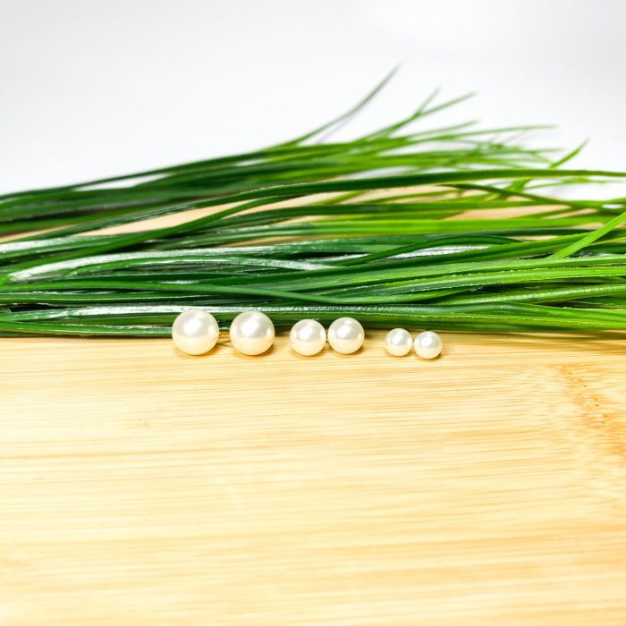 Trio de brincos de pérolas dourado