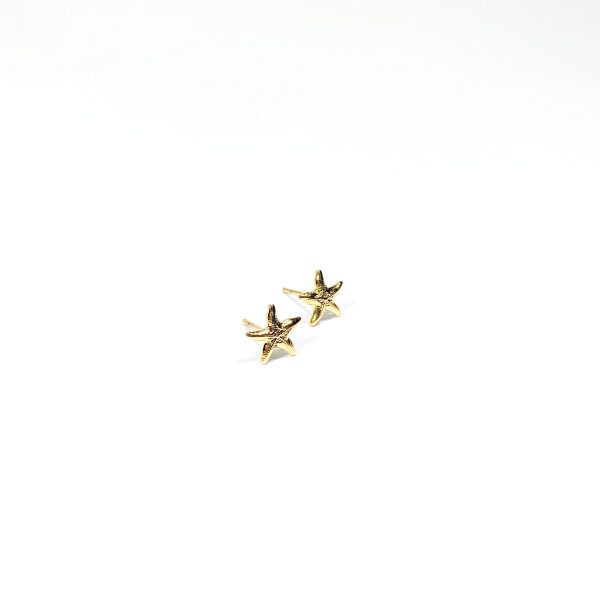 Brinco de estrela dourado