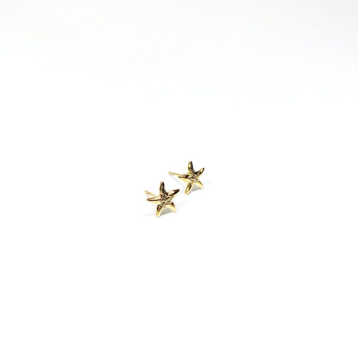 Brinco de estrela dourado