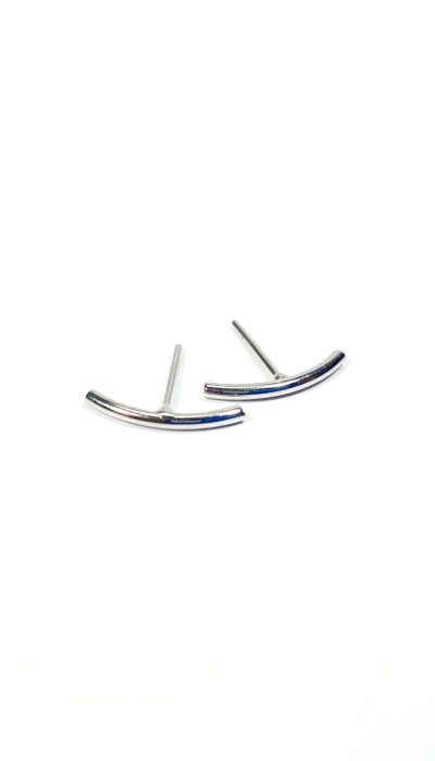 Brinco era hook tamanho médio em ródio