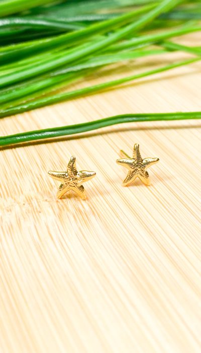 Brinco de estrela dourado - Image 2